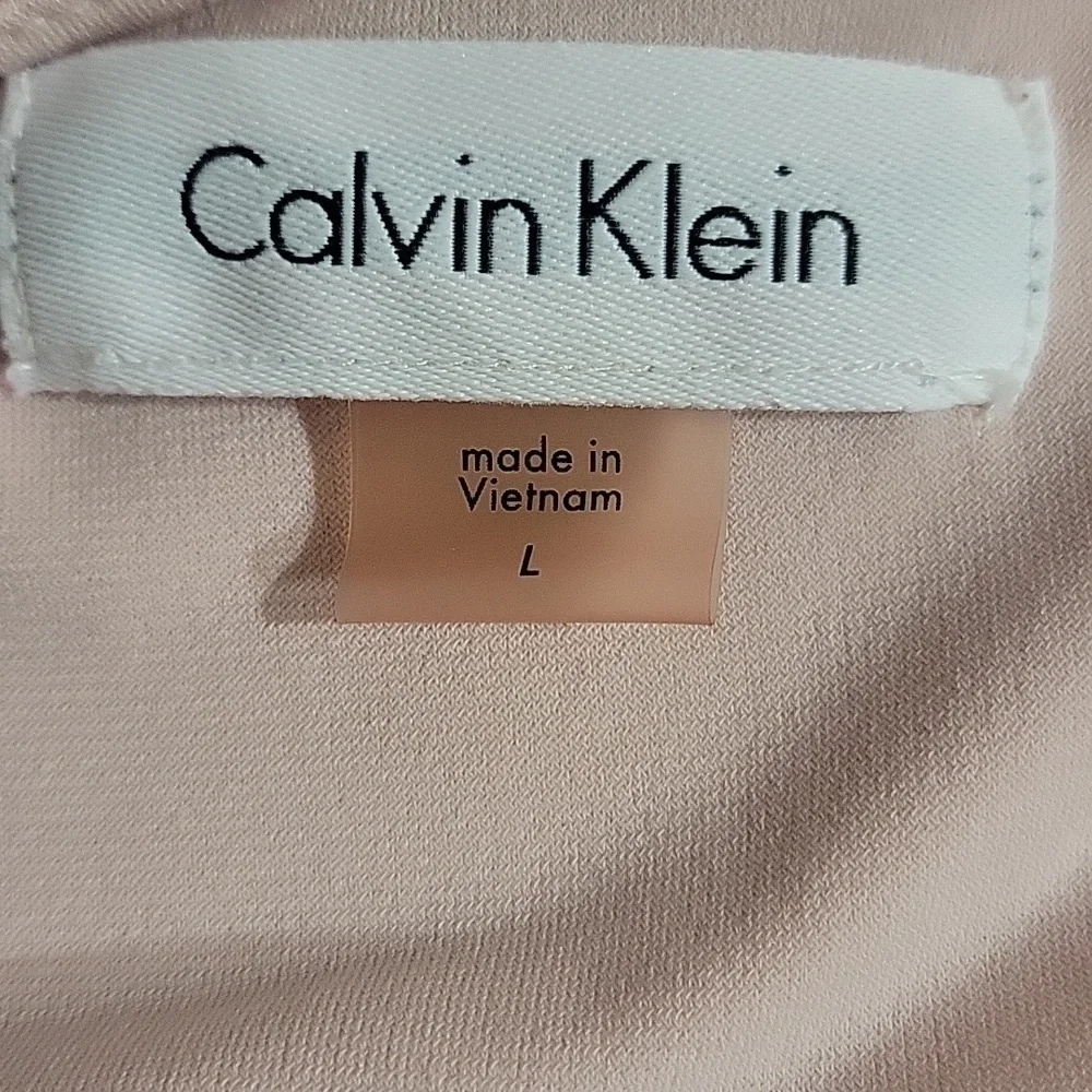 Calvin Klein Light Pink Sleeveless Blouse